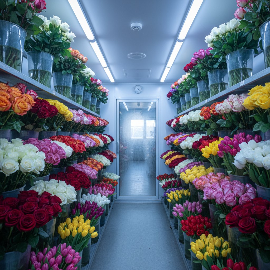 Professional flower arrangement team